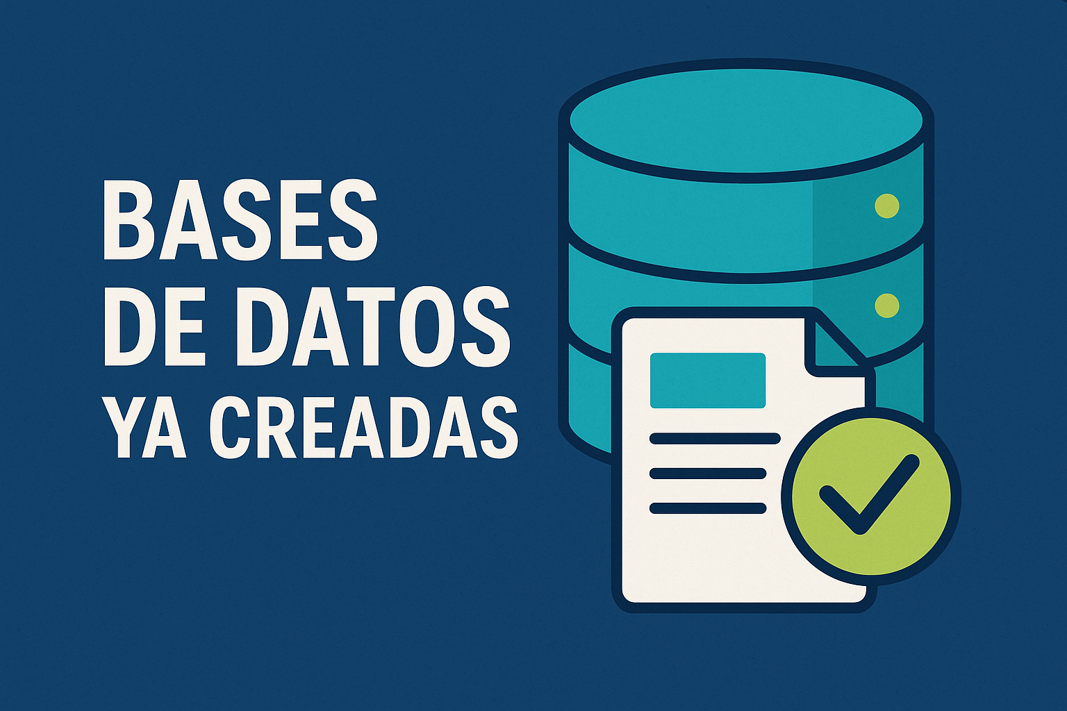 Bases de datos ya creadas