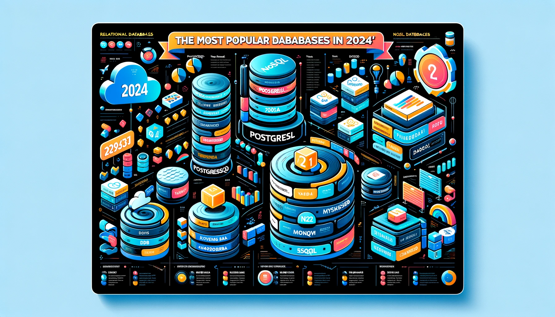 Descubre las Bases de Datos Más Populares en 2024: Una Lista Imprescindible