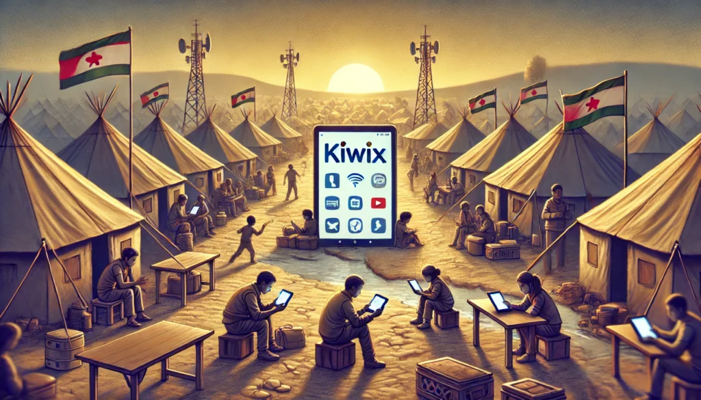 Uso de Base de Datos Kiwix en Centros de Refugiados y Desplazados