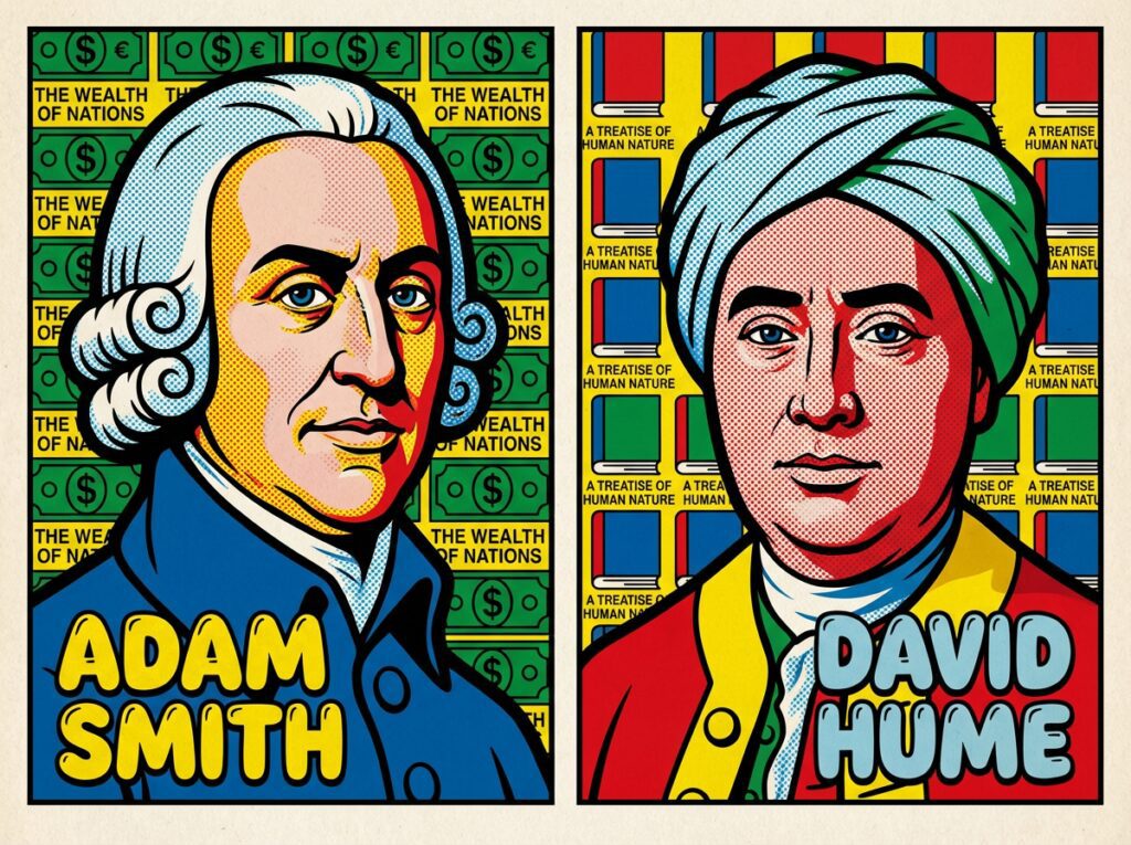 Adam Smith y David Hume Análisis Verificable de Inflación, Comercio y Mecanismos de Mercado