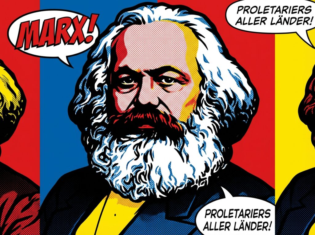 Karl Marx Estilo POP ART
