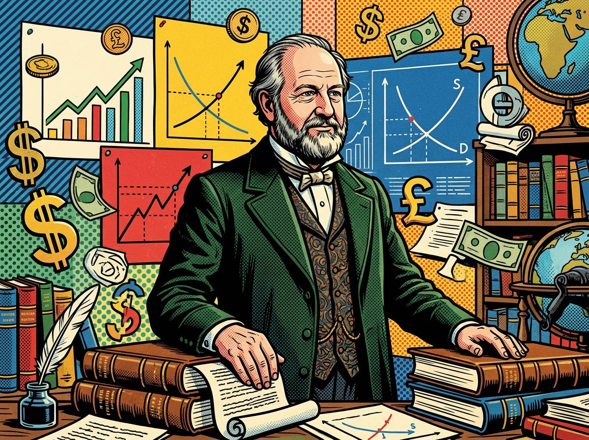 Angus Deaton retrato pop art economista