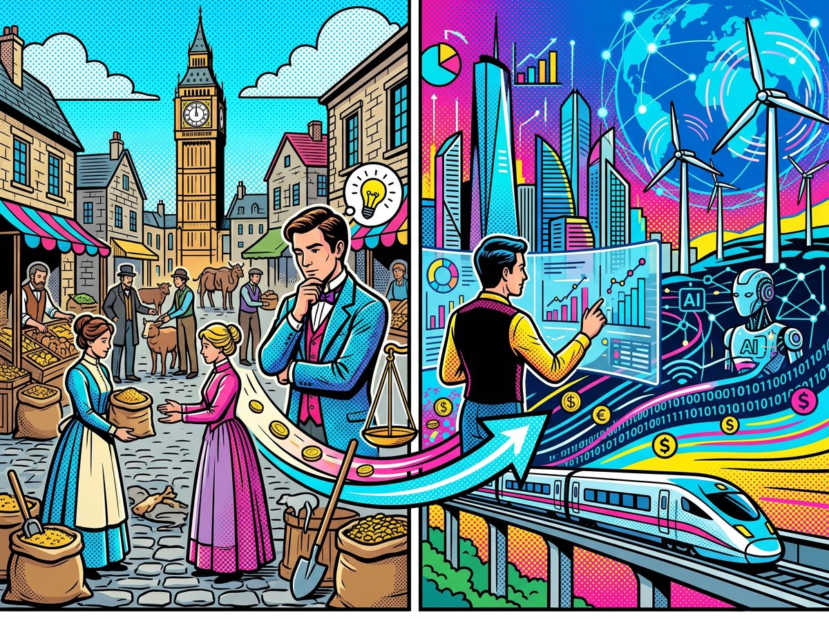 Carl Menger economia digital pop art