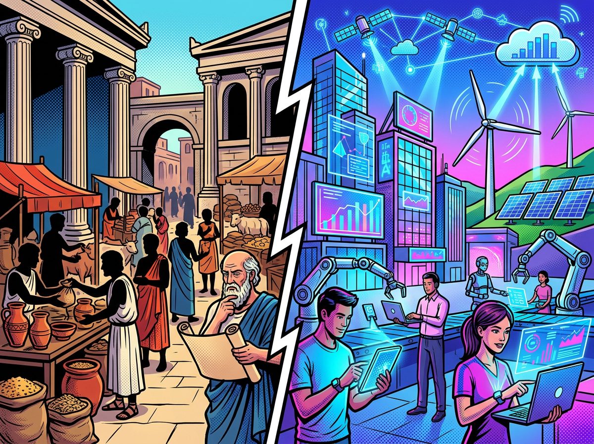 Dani Rodrik economia digital pop art