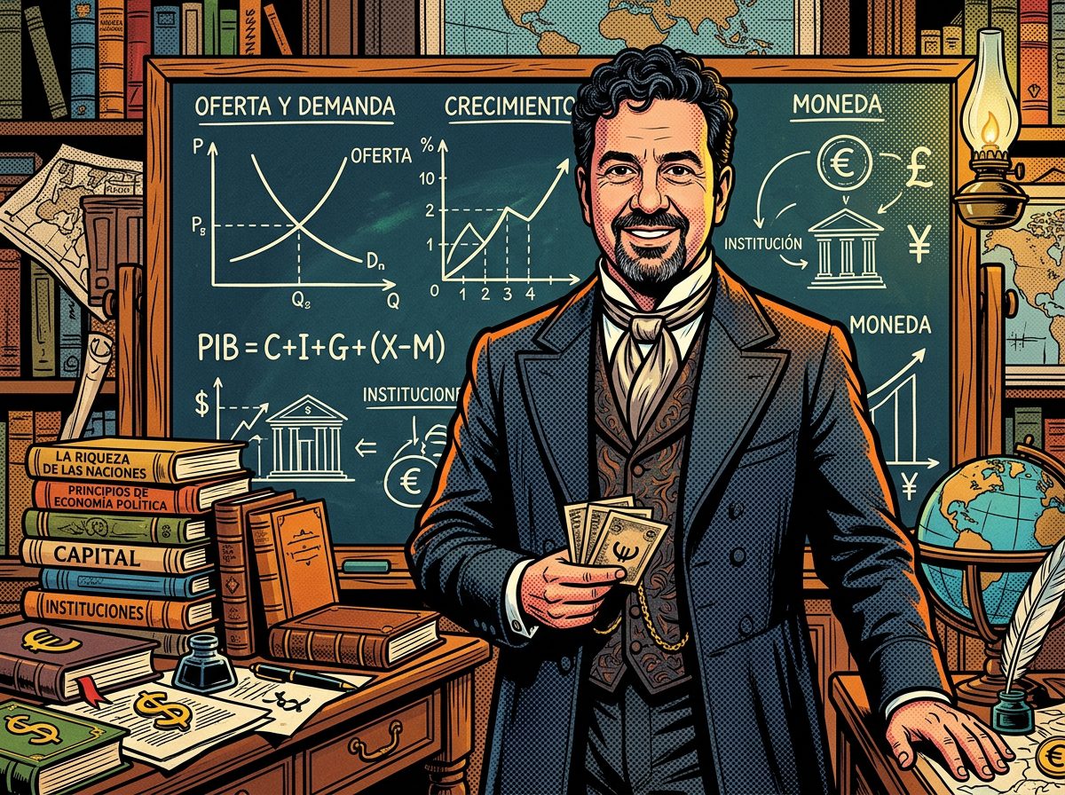 Daron Acemoglu retrato pop art economista