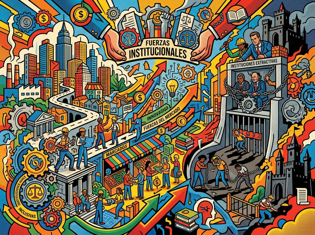 Daron Acemoglu y la tesis institucional del desarr pop art