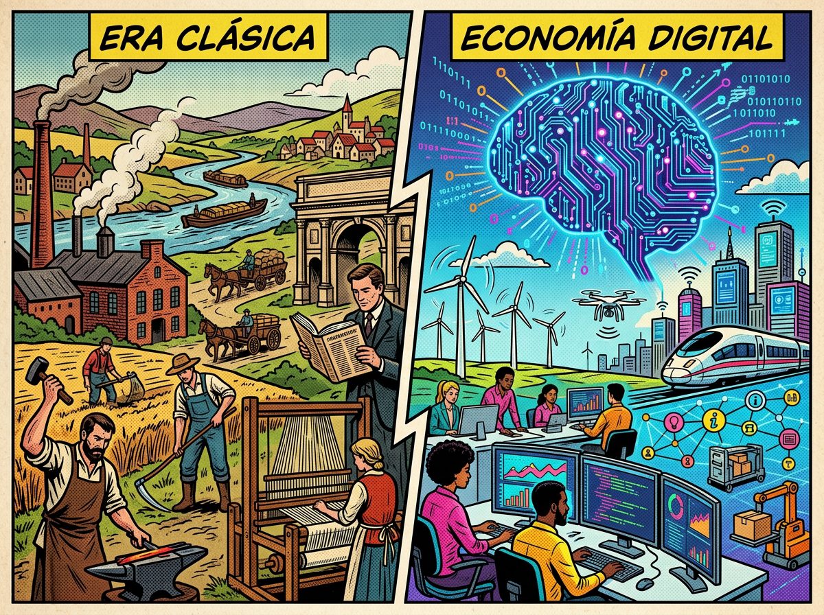 David Autor economia digital pop art