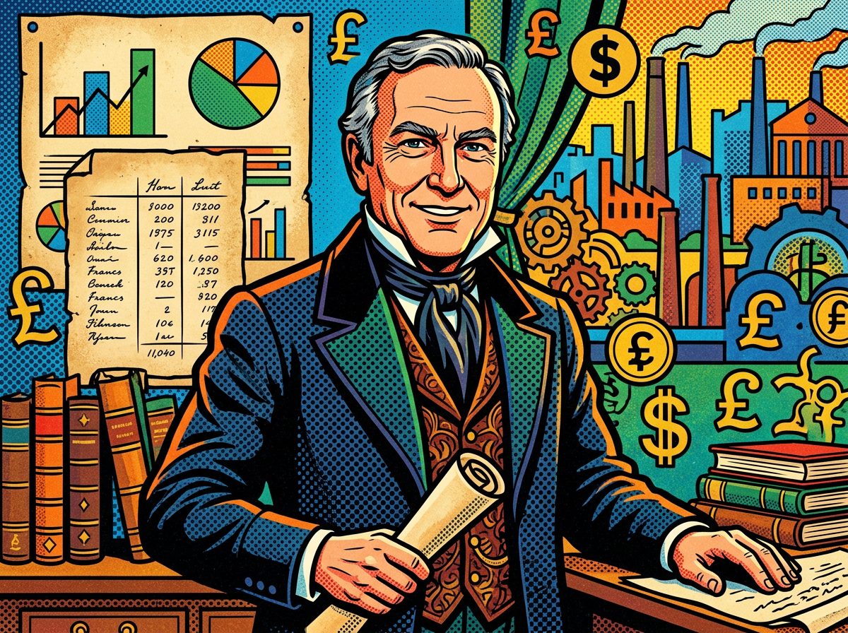 David Card retrato pop art economista