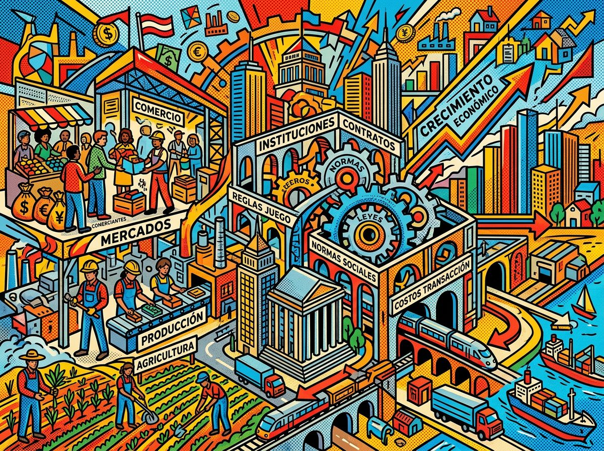 Douglass North y su aporte central a la economía i pop art