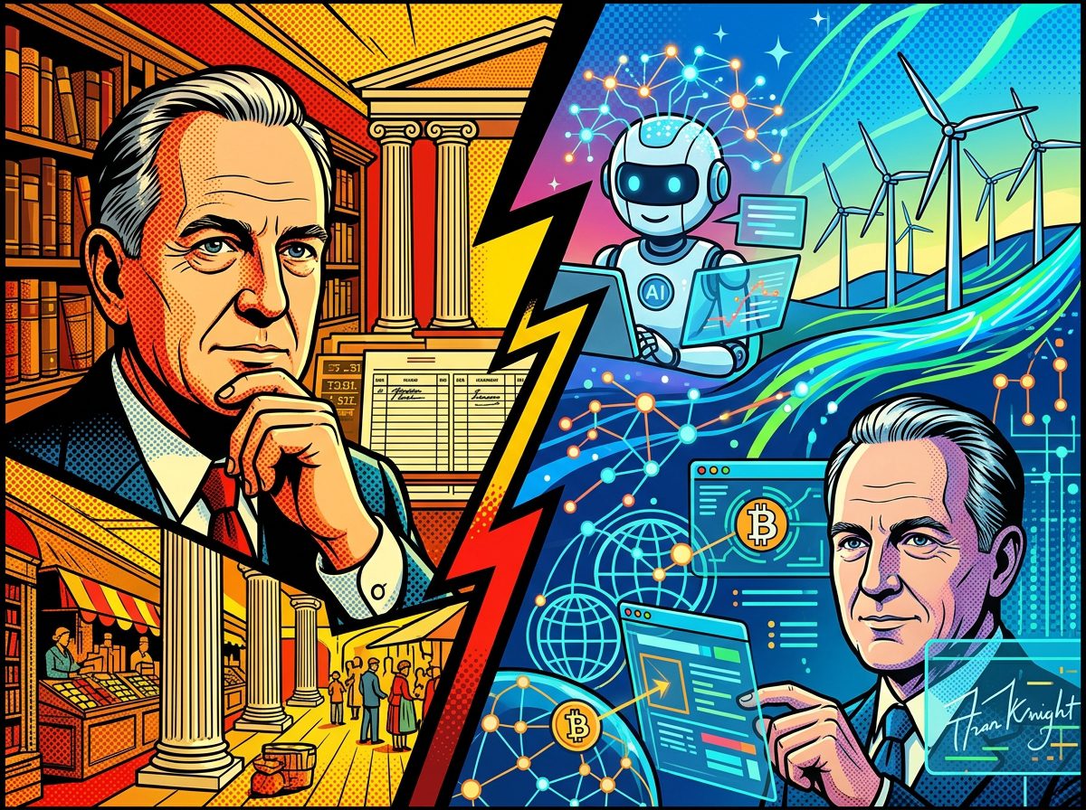 Frank Knight economia digital pop art