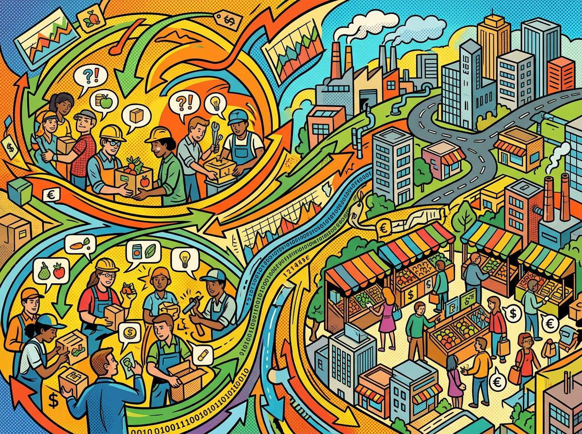 Friedrich Hayek y el orden espontáneo del mercado pop art