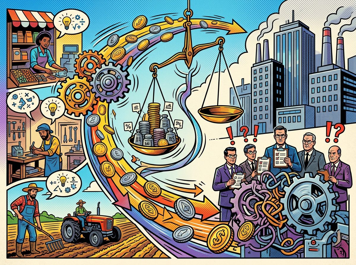 ¿Qué significa el conocimiento disperso en Hayek pop art