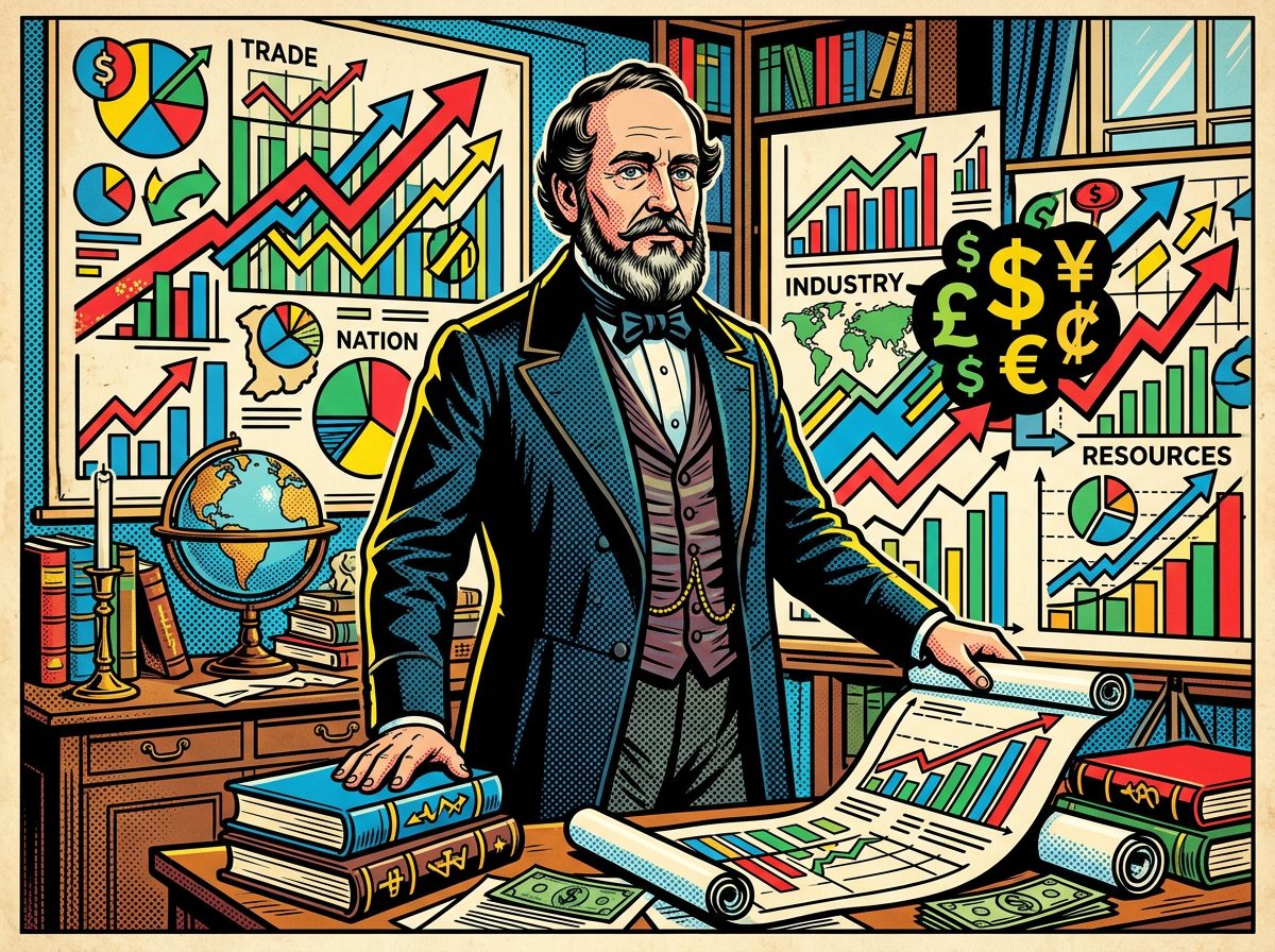 Friedrich List retrato pop art economista