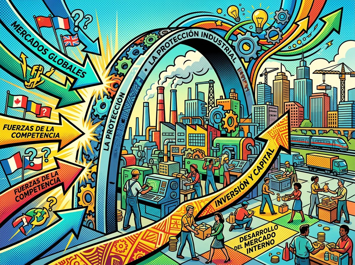 Friedrich List y la industria naciente moderna pop art