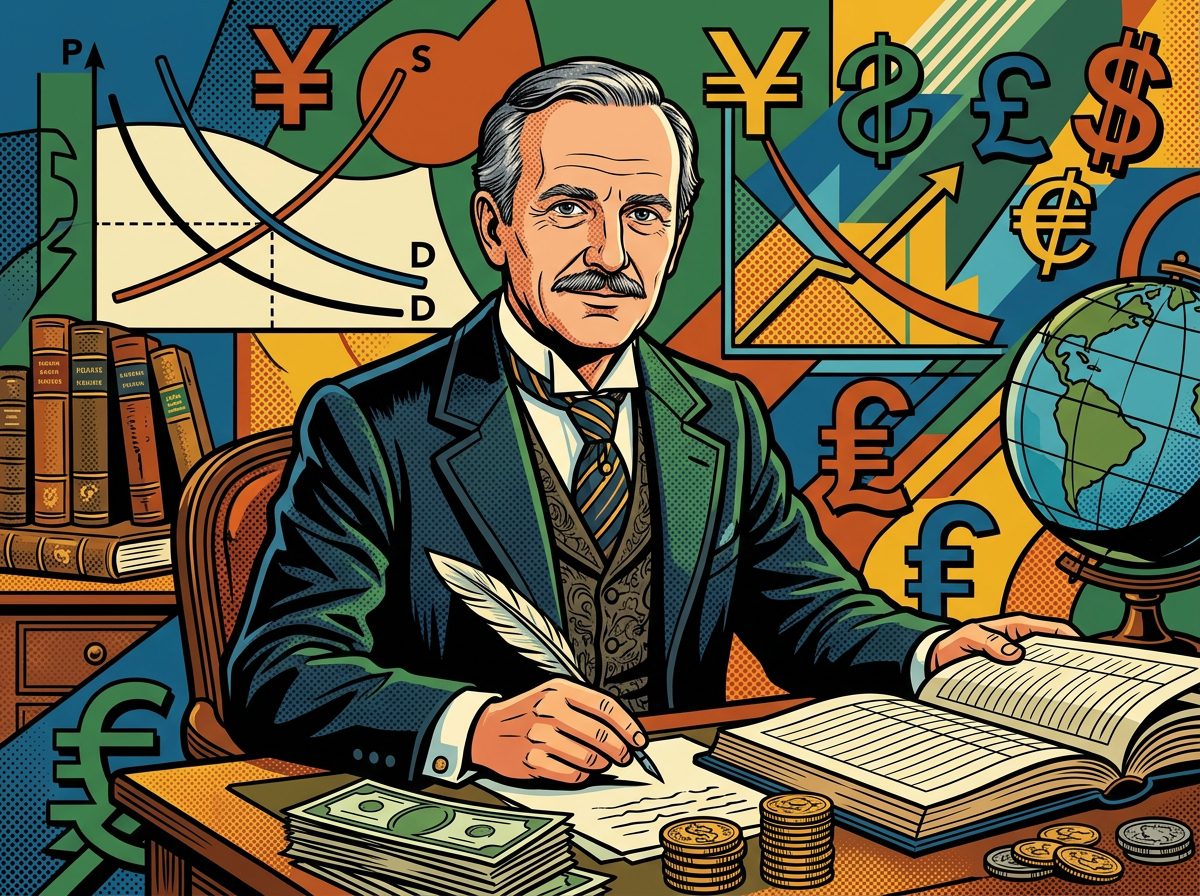 Gary Becker retrato pop art economista