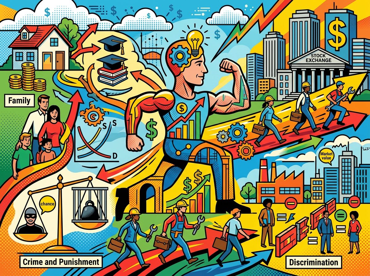 Gary Becker y su aporte central a la economía mode pop art