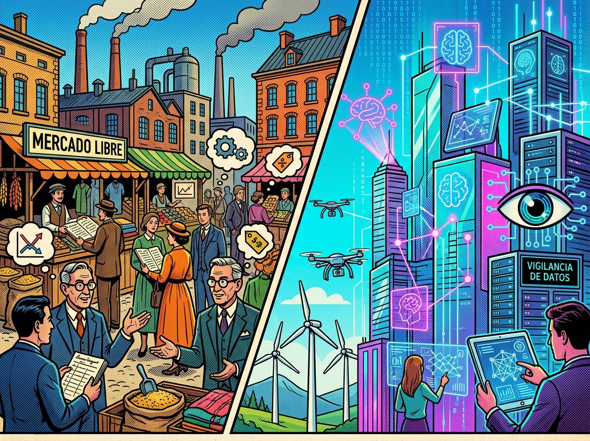 George Stigler economia digital pop art