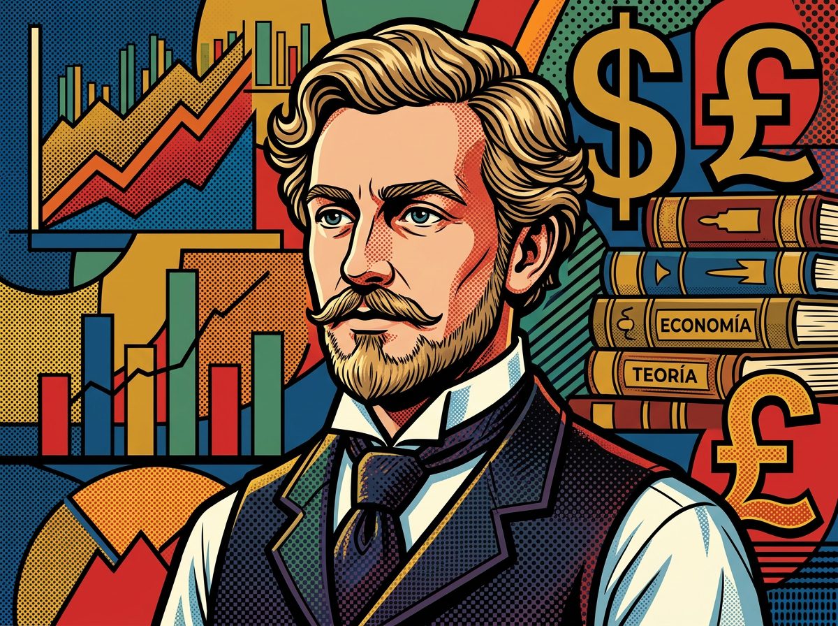 Herbert Simon retrato pop art economista