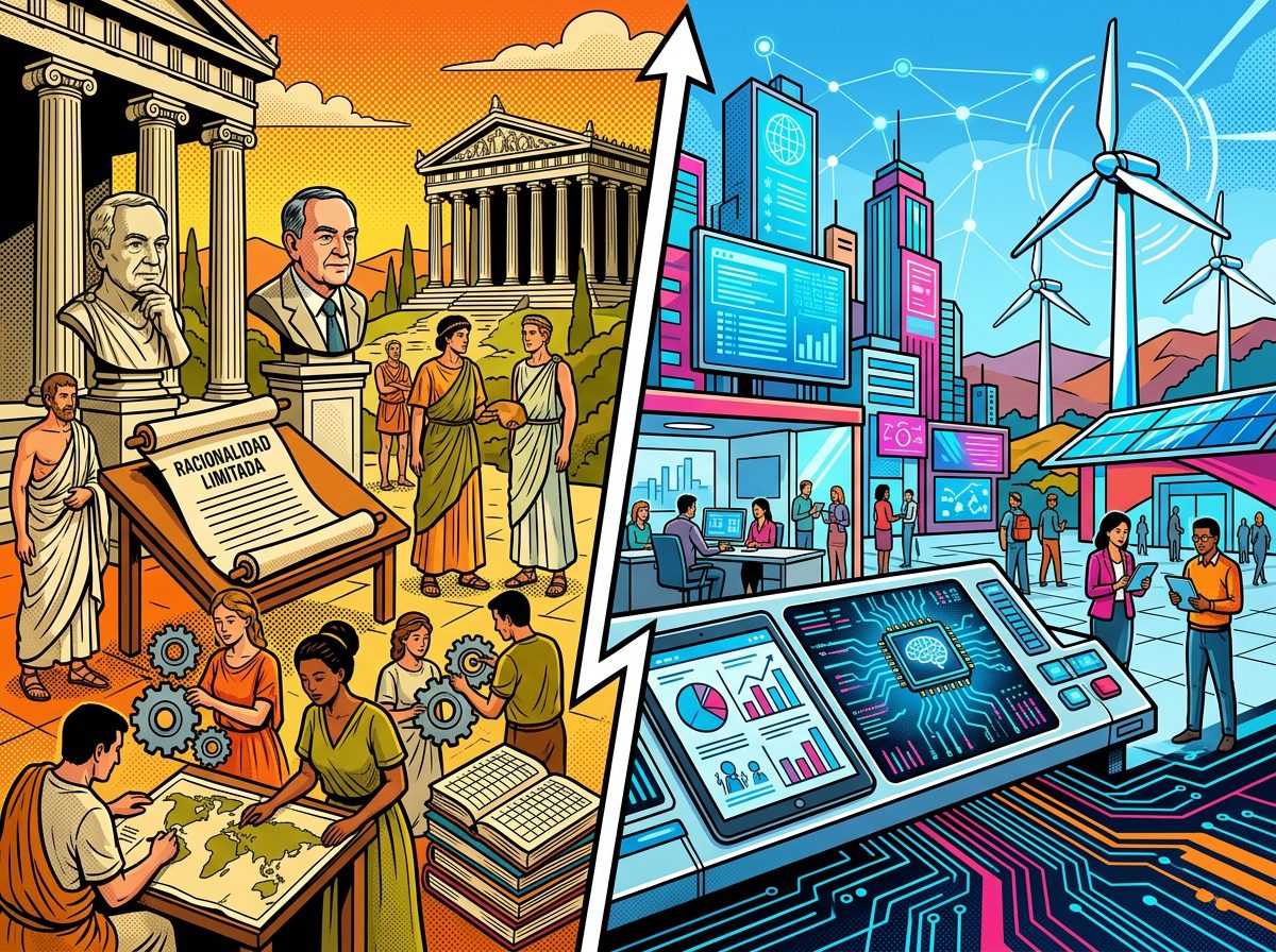 Herbert Simon economia digital pop art