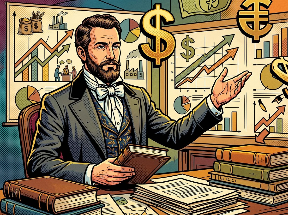 Hernando de Soto retrato pop art economista