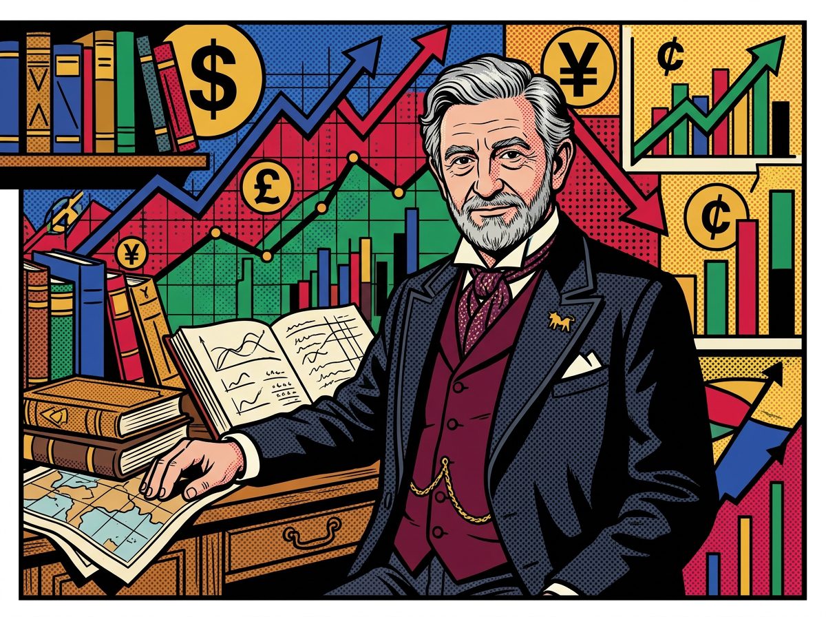 Hyman Minsky retrato pop art economista