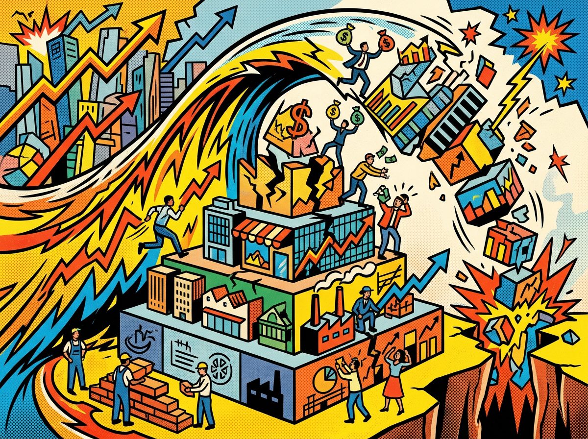 Hyman Minsky y la fragilidad bancaria moderna pop art