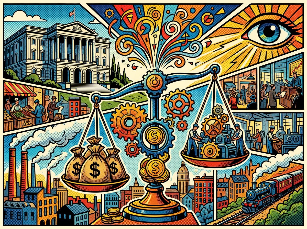 ¿Qué contexto histórico moldeó sus ideas financier pop art