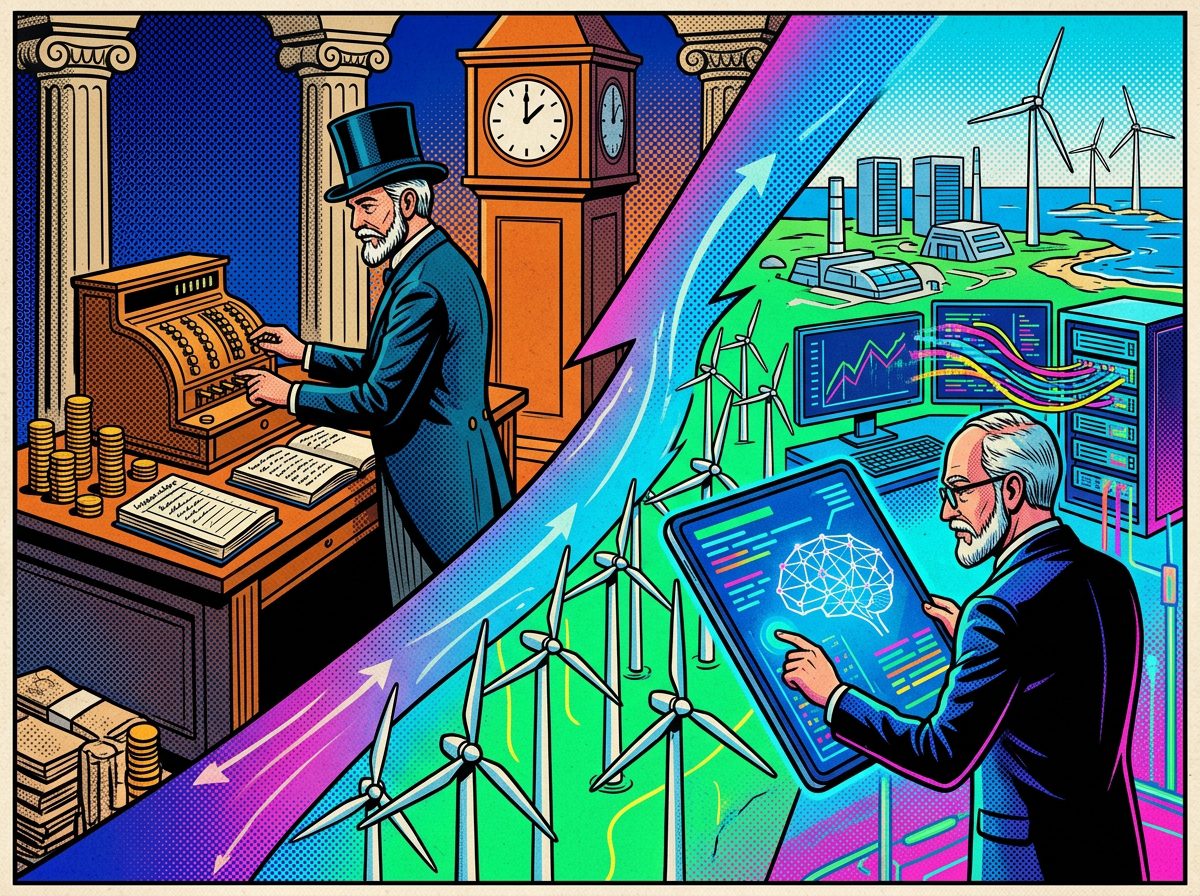 Irving Fisher economia digital pop art