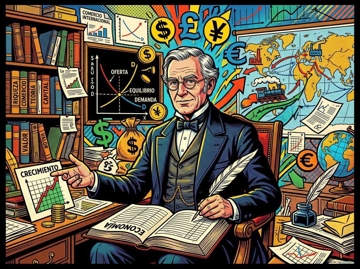 Jacob Viner retrato pop art economista