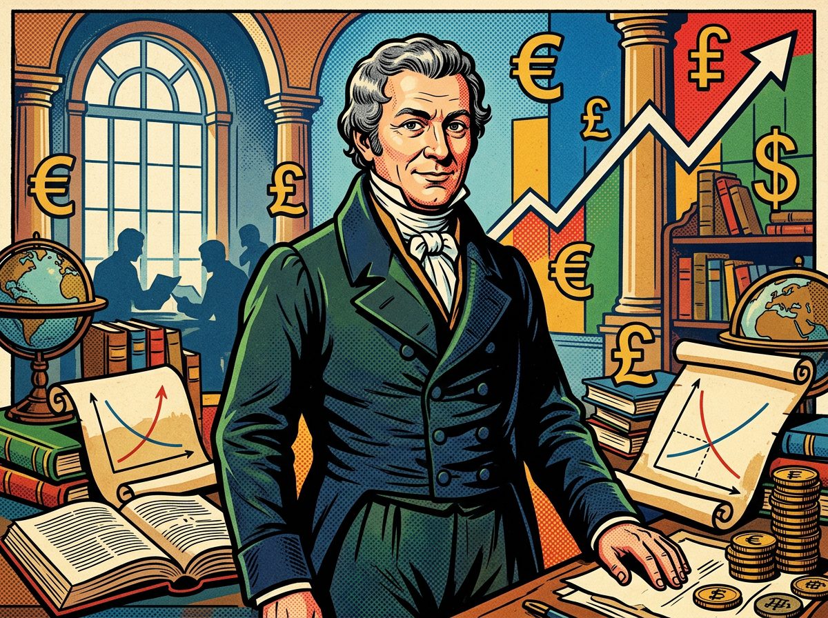 Jean-Baptiste Say retrato pop art economista