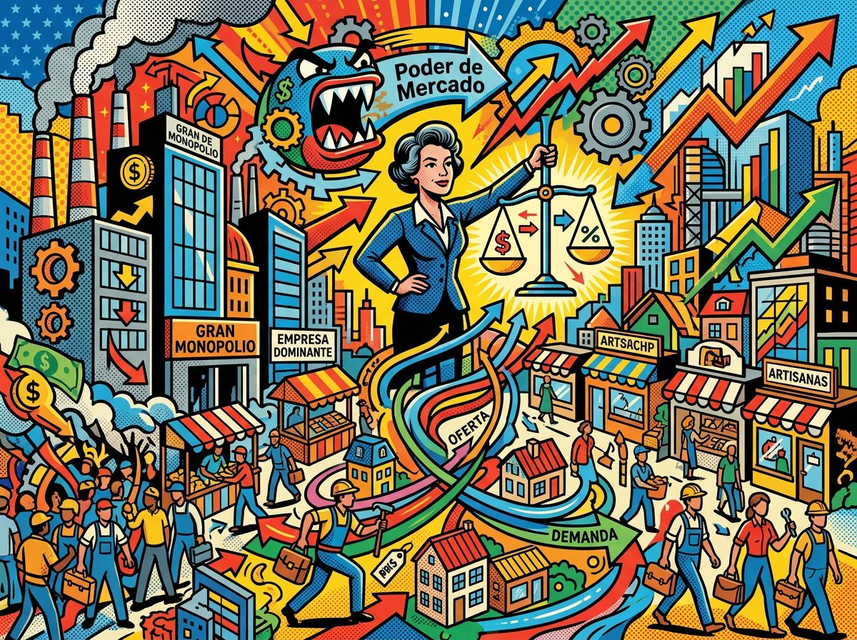 Joan Robinson y su aporte a la competencia imperfe pop art