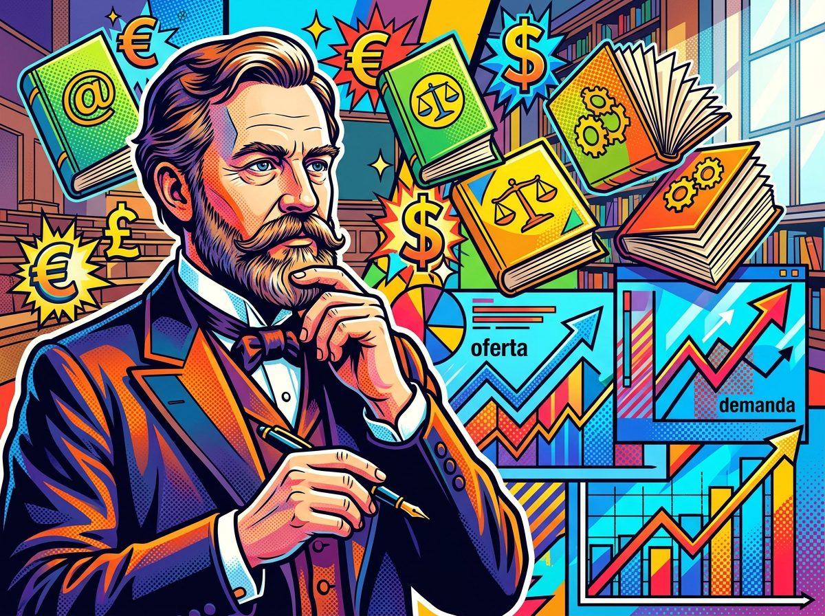 Knut Wicksell retrato pop art economista