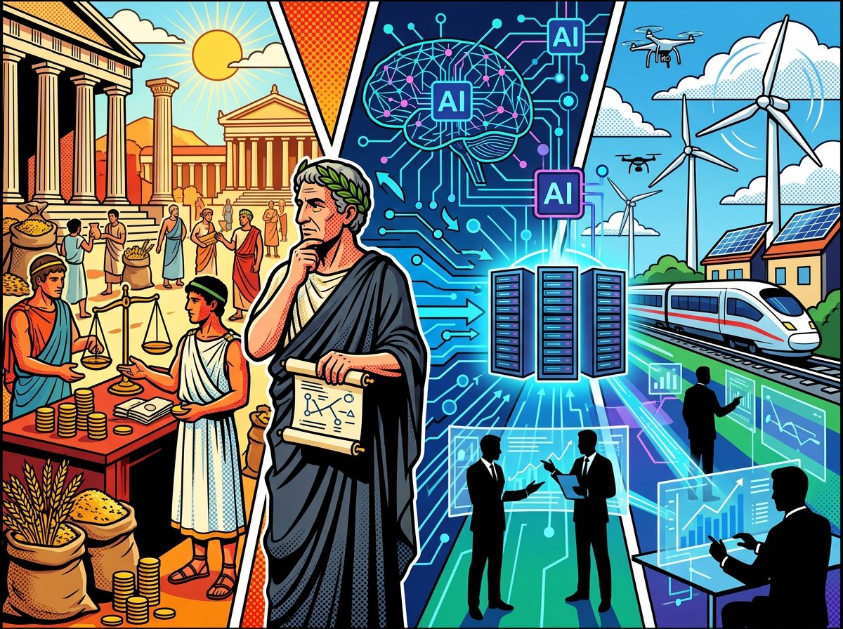 Lionel Robbins economia digital pop art