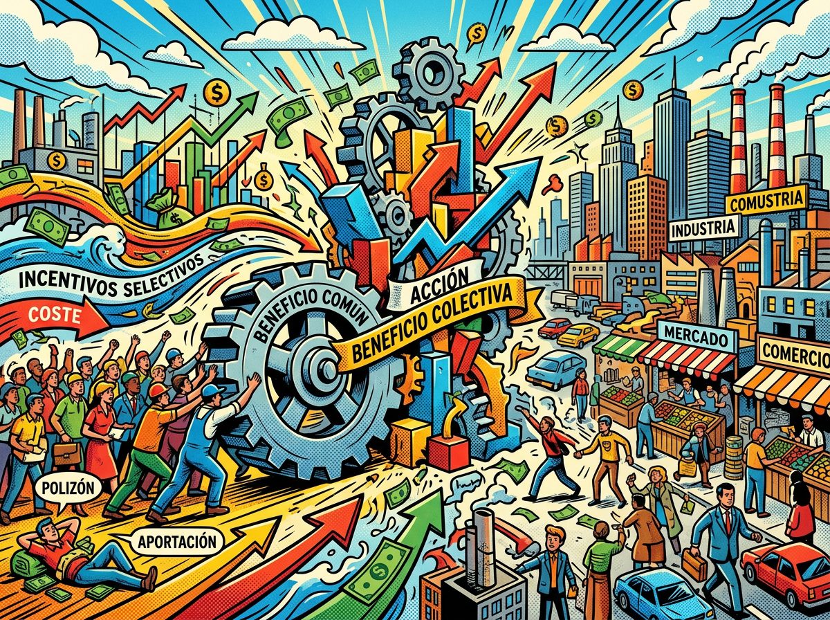 Mancur Olson y la lógica de la acción colectiva pop art