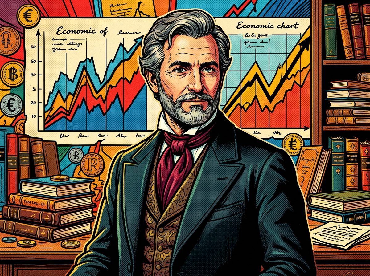 Marc Melitz retrato pop art economista