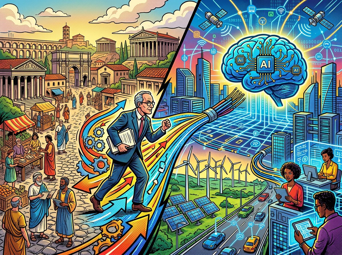 Michael Spence economia digital pop art