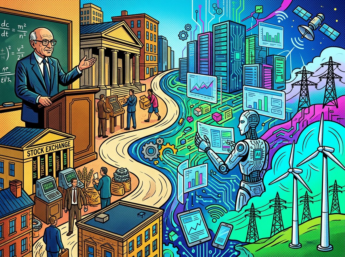 Milton Friedman economia digital pop art