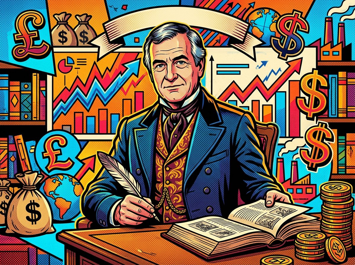 Nicholas Stern retrato pop art economista