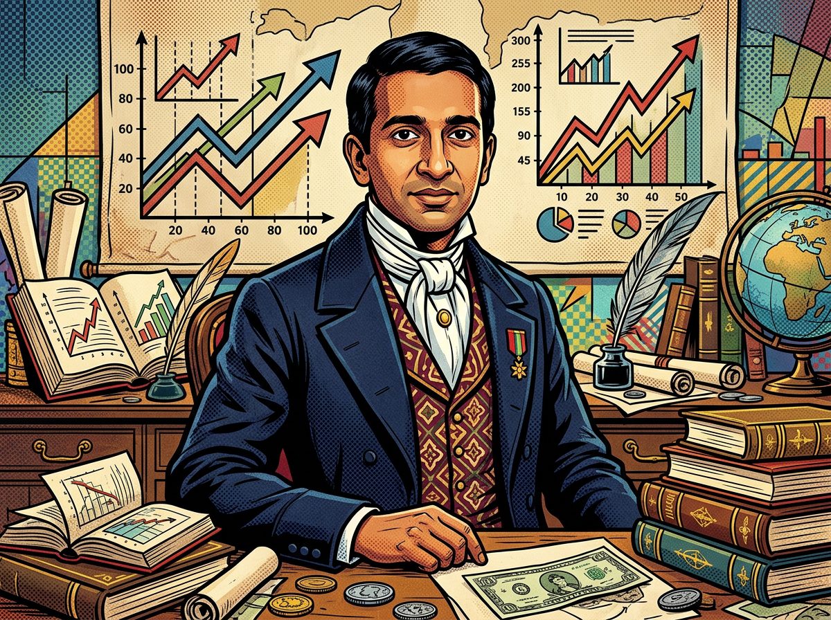 Raj Chetty retrato pop art economista