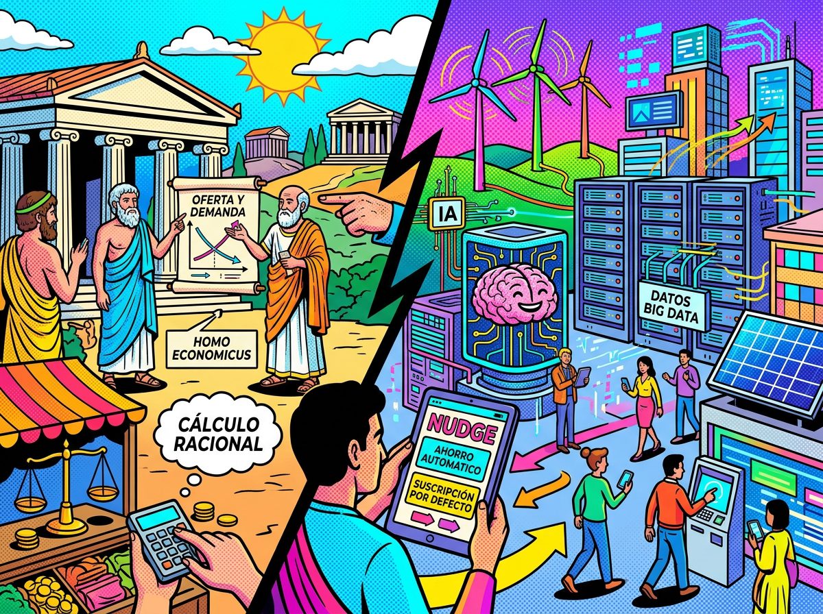 Richard Thaler economia digital pop art