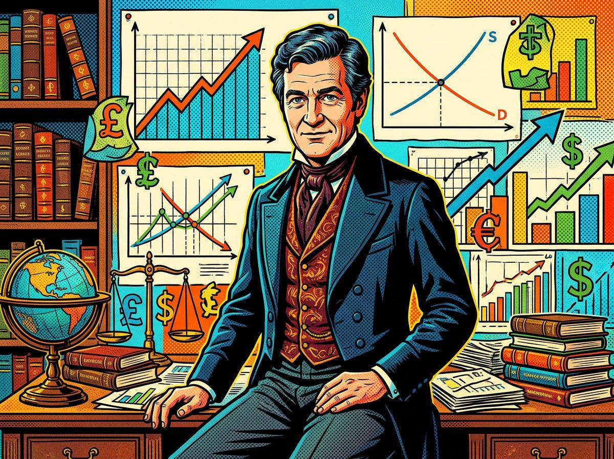 Robert Lucas Jr. retrato pop art economista