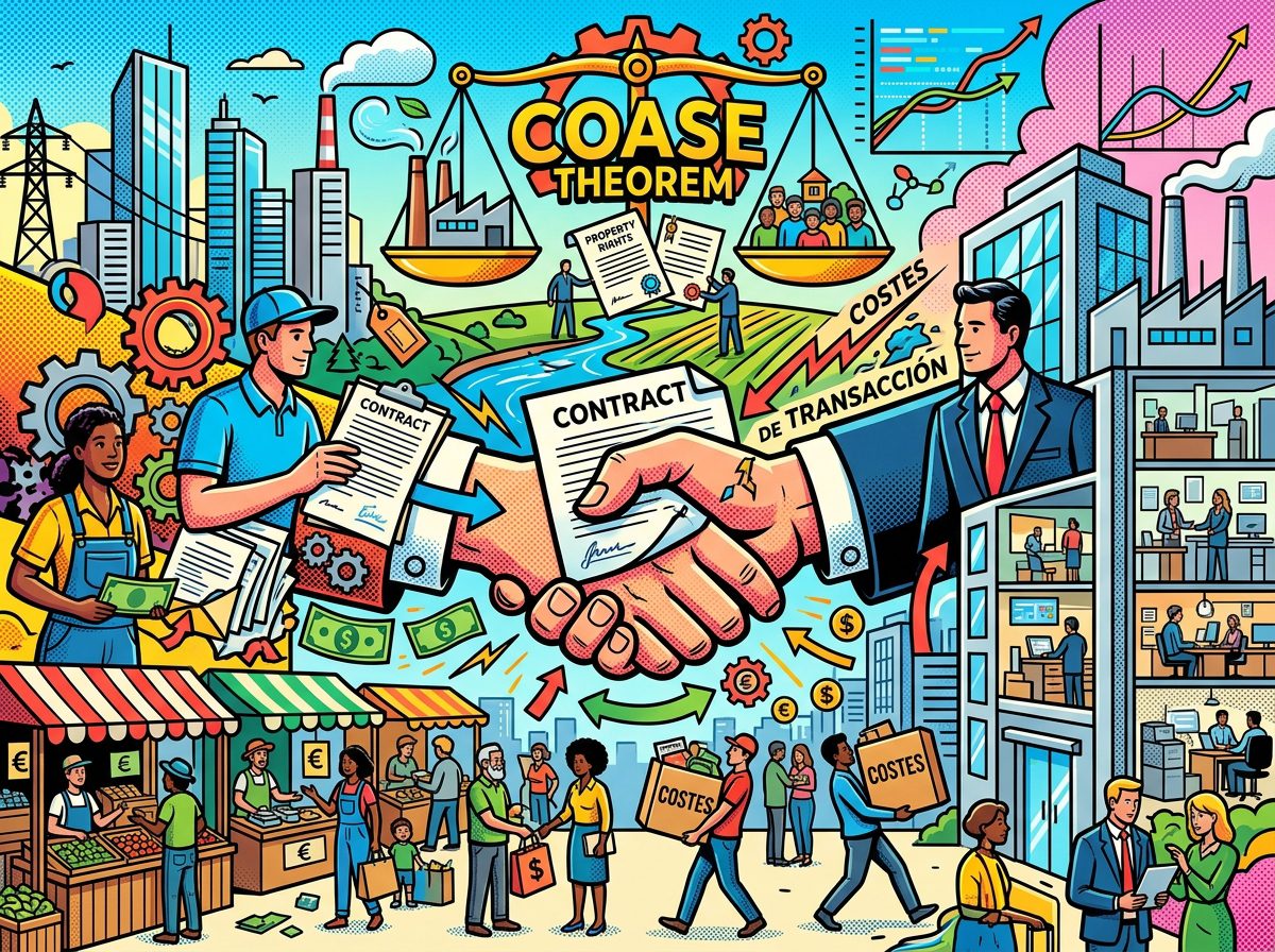 ¿Quién fue Ronald Coase y cuál fue su aporte centr pop art