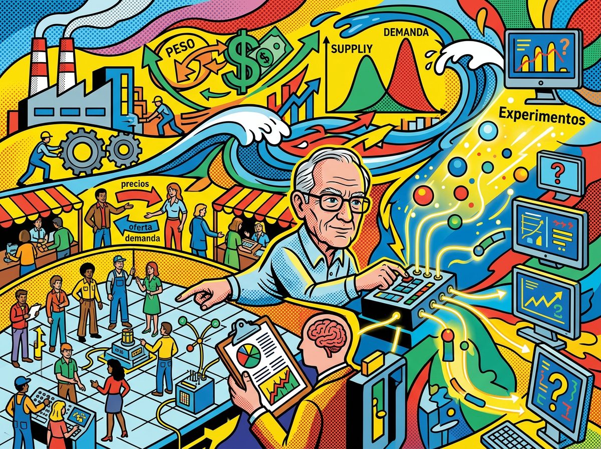 Vernon Smith y el nacimiento de la economía experi pop art