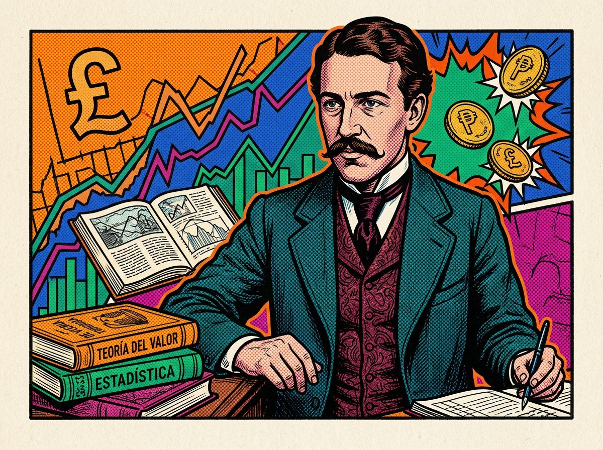 William Stanley Jevons retrato pop art economista