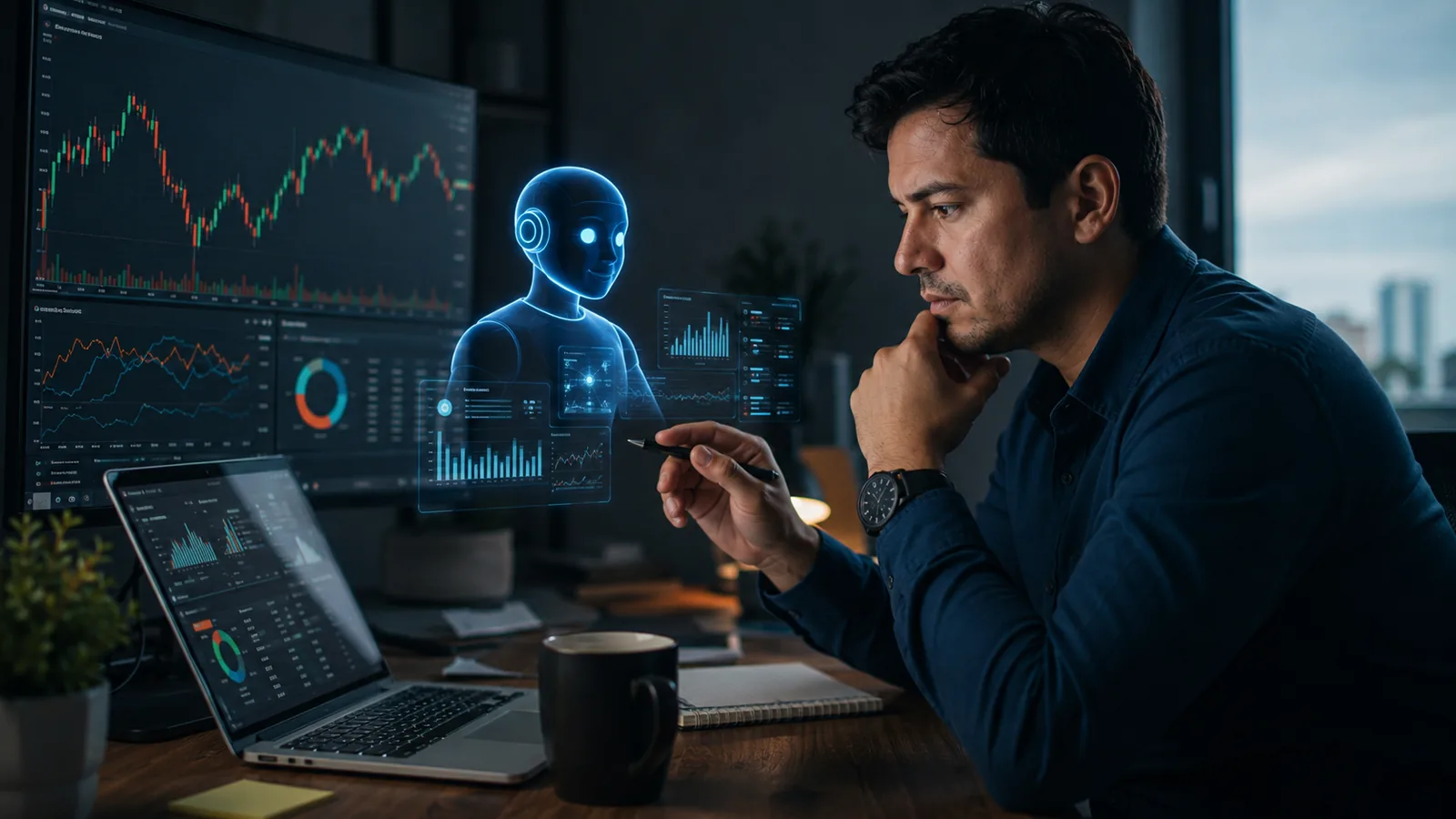 Inversor usando IA como copiloto supervisado para decidir sin sesgos cognitivos